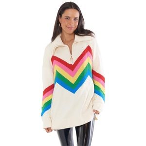 NWT Show Me Your MuMu Weston Half-zip Pullover